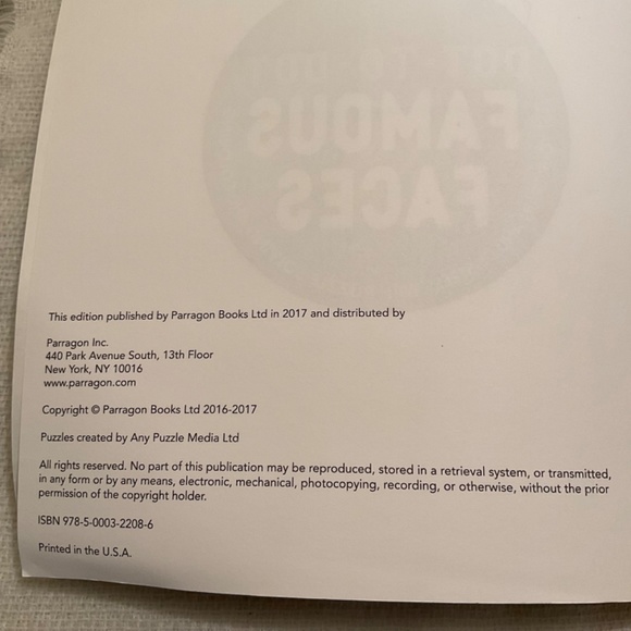 DOT-TO-DOT Famous Faces Puzzle Activity Book - READ - Picture 4 of 13